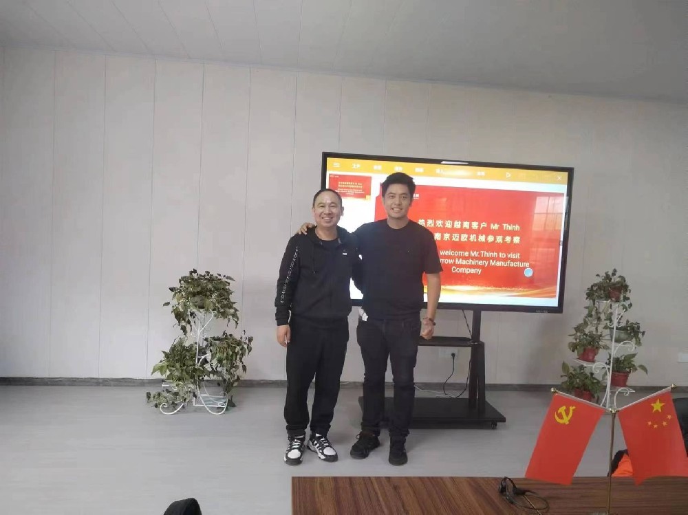 越南、印度客戶來我司參觀考察